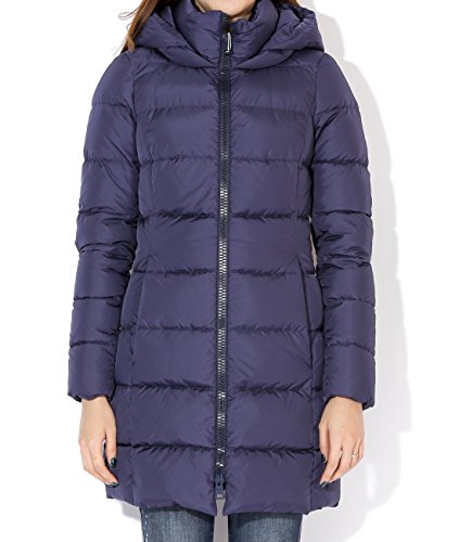 Herno Women's Detachable Hood Zip-Up Padded Coat 42 Navy Herno Women's Detachable Hood Zip-Up Padded Coat 42 Navy