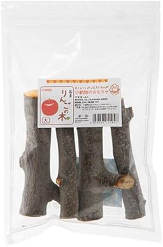 Amazon 長野県小布施産 りんごの木 太枝 4本入 国産 小動物用のおもちゃ 無添加 無着色 ｃｈａｒｍ ペット用品 通販