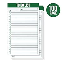 Jot & Mark To Do List 3 x 5 Inches Vertical Index Cards - Green (Pack of 100)