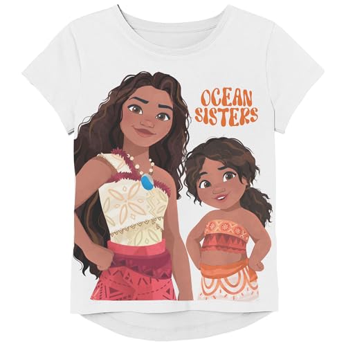 Disney Moana 2 Simea & Moana Short Sleeve T-Shirt White