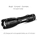 TANSOREN® 900 Lumens Ultra Bright LED Handheld Flashlight Zoomable Tactical Waterproof Black