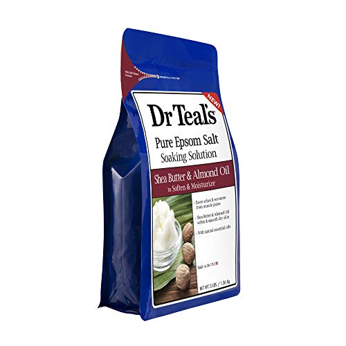 Dr. Teal's Epsom Salt Shea Butter Almond Oil Bath Soaking Solution with