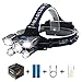 Headlamp Rechargeable, 13000 Lumen 21 Led Brightest High Hard Hat HeadLight, Waterproof Work Flashlight with 9 Modes and Battery Capacity Indicator Light, Head lamp for Camping Hunting Outdoors