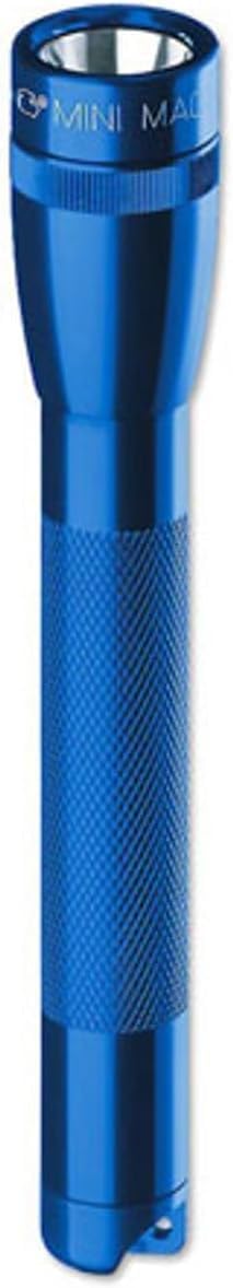 Maglite Mini AA Torch 14 Lumen Blue M2A11H with Holster and 2 Batteries