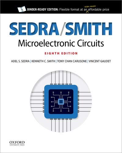 Microelectronic Circuits Sedra Adel S Smith Carusone Tony Chan Gaudet Vincent 9780190853549 Books Amazon Ca Microelectronic Circuits Sedra Adel S Smith Carusone Tony Chan Gaudet Vincent 9780190853549 Books Amazon Ca