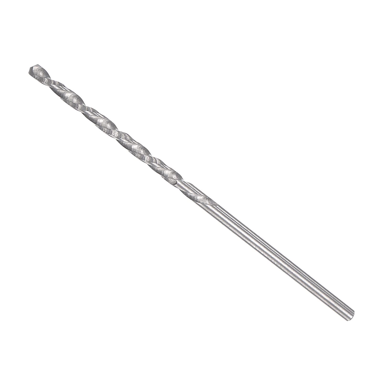 CoCud Solid Carbide Drill Bits, 1.5mm Diameter, Left Hand YG6X (C3/K10) Tungsten Carbide Straight Shank Twist Drill Bits - (Applications: for Stainless Steel Alloy), 1-Piece