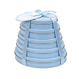Child to Cherish Handprint Tower of Time Oval, Blue