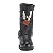Harley-Davidson Little and Big Kid's Black Faux Leather Harness Boots. D61011
