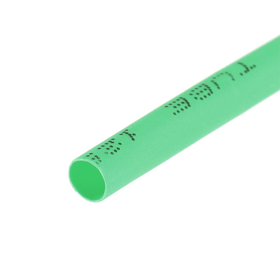 sourcing map Heat Shrink Tubing, 1/8"(3mm) Dia 2:1 rate Shrinkable Tube Cable Sleeve 10ft - Green