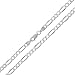 Sterling Silver Italian 4mm Figaro Link Diamond-Cut ITProLux Solid 925 Necklace Chain 16