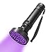 Ustellar 100 LED UV Blacklight Flashlight, 395nm Ultraviolet LED, Pet Cat Urine and Stains Detector Black Light, Scorpions, Mold & Leak Detector for Commercial or Home, Battery Powered