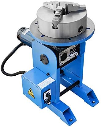 DBM IMPORTS 265-770 LBS Rotary Welding Positioner Turn Table 10" Chuck 3-Jaws 0-5R/Min Table Tilt 0-135