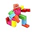 TooGet Brain Teaser Puzzle,Wooden Magic Cube Robot - Multi Color