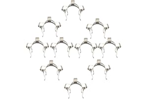 Deschem 10PCS 14/23 Metal Clip 14/20 Lab Keck Clamp For 14# Laboratory Glass Ground Joint