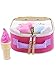 Unicorn Girls Soft Insulated School Lunch Box (One Size, Pink/White)