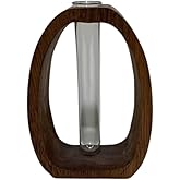 Test Tube Vase Hydrophilic Plants Vase, Plants Propagation Stations with Wooden Stand,for Hydroponic Plants Home Garden Decoration