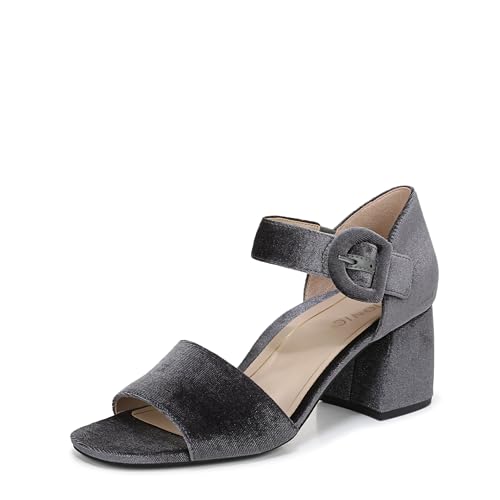 Vionic Women's Chardonnay Sandal Slate Grey Velvet 6 M