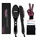 Hair Straightening Brush, ICOCO 3 in 1 MCH Heating Floating Ionic Straightener Brush with Anti-Scald, Portable Frizz-Free Hair Care for Silky Straight Comb, Auto Temperature Lock & Auto-Off Function