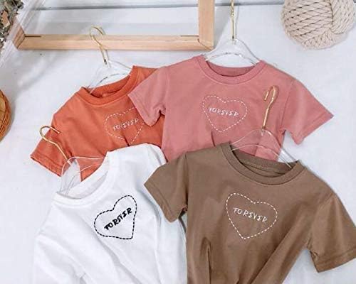 Amazon Co Jp 子供シャツ キッズ服 夏 ブラウス トップス 男の子 女の子 ｔシャツ 子供服 カジュアル系 4色 ホワイト ピンク ブラウン オレンジ サイズ 80 130cm サイズ違い等同梱発送致します コメントをお願いします 服 ファッション小物