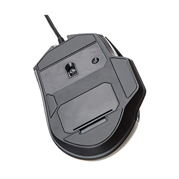 Amazon Basics Pc Programmable Gaming Mouse Adjustable 12 000 Dpi Weight Tuning Ultygames