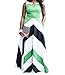 shekiss Women's Casual Sexy Bodycon Long Party Stripes maxi dress For Club