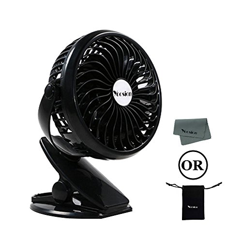 AUTHENTIC REMAX Battery Operated Fan Portable Stand Up Clip Fan for Bed Rechargeable Clip on