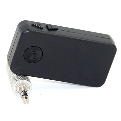 Mini Bluetooth Audio Receiver Car Kit,INorton 3.5mm Portable Rechargeble Bluetooth Receiver, Stereo Audio A2DP Music Transmitter Adapter for TV DVD Car MP3 MP4