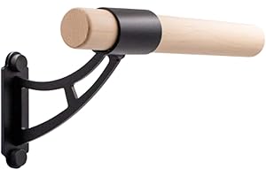 VITA VIBE VITA Barre Wall-Mounted Single Ballet Barre, Archos, Wood | Fixed Height, Made in USA, Home, Studio or Gym Exercise Equipment for Kids & Adults | Dance, Fitness, Pilates