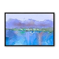 Framed Canvas Wall Art Color Abstract Canvas Prints Home Artwork Decoration for Living Room,Bedroom - 16x24 inches