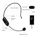 WinBridge UHF Wireless Microphone Headset Rechargeable Transmitters & Receivers 6.35mm for Voice Amplifier Audio Sound System External Speaker DSLR Camera etc (WB008 Pro)
