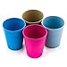 Creative Goods Bamboo Kids Cups (10 oz) - No BPA or Phthalates - Eco Friendly Toddler Cups Without Lids - Non Toxic Non Plastic - Set of 4 Drinking Cups for Kids - Ideal for Baby Showers and Birthdays