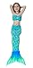 sophiashopping Girl's 3pcs Mermaid Tail Swimmable Princess Bikini Set Swimsuit
