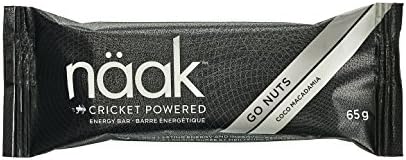 Naak Energy Bars, Coco Macadamia, Cricket Protein Powder (12 Pack)