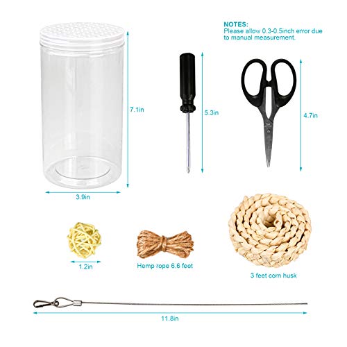 S-Mechanic 40 Pieces Parrot DIY Chew Toys Set,Parrots Beak Parts a Unique Creative Craft Chewing Toys Suitable for Parakeet,Conures, Mini Macaw, Lovebirds,Finch Chewing and Playing (Style-1)