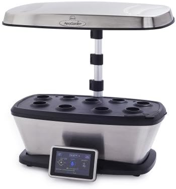 AeroGrow AeroGarden Bounty Elite with Gourmet Herbs Seed Pod Kit, Stainless Steel