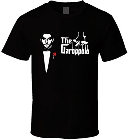 Jimmy Garoppolo San Francisco Quarterback Godfather Savage Saviour Football Tshirt L Black