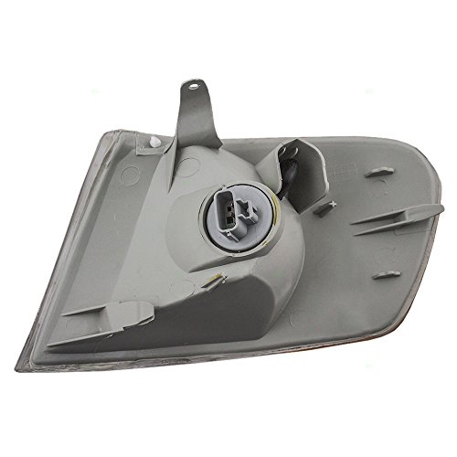 Passengers Park Signal Corner Marker Light Lamp Amber and Clear Lens Replacement for Toyota 8151002070