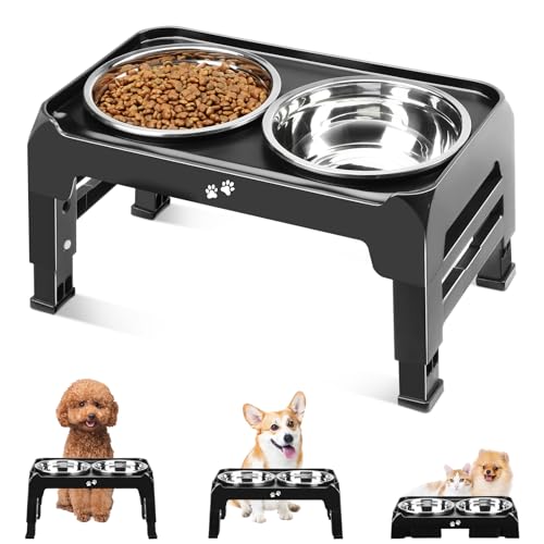 COMESOON Elevated Dog Bowl Stand