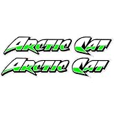 Set of 3 -Arctic Cat Version 5 Pair Printed Sticker