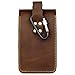 LXFF Mens Genuine Leather Fanny Pack Waist Bag Belt Pouch Bum Bags for Men Vintage Brown