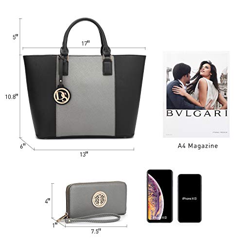 DASEIN-Womens-Handbags-Purses-Large-Tote-Shoulder-Bag-Top-Handle-Satchel-Bag-for-Work