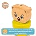 Bimi Boo Wooden Rattle - Wooden Baby Toys - Wooden Teether - Organic Baby Toys (Natural Beech Wood, Safe Water-Based Paint)