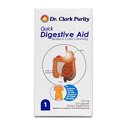 Dr. Clark Quick Digestive Aid Colon Cleansing 535mg 125 Capsules Dr. Clark Quick Digestive Aid Colon Cleansing 535mg 125 Capsules