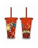 Pokemon Charizard Lenticular Print 18 oz. Travel Cup