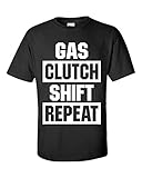 Gas Clutch Shift Repeat Tshirt (Medium)