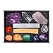 Premium Quality Crystals for Chakra Balancing / 12 pc Crystal Healing Set - Rose Quartz, Amethyst, Quartz Point, Red Jasper, Citrine, Carnelian, Aventurine, Sodalite & More + Info Guide/Gift Ready