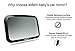 Baby Car Mirror for Back Seat (Fully Assembled) - BONUS Pair of Sunshades, Baby on Board Sign, Microfiber Cleaning Cloth