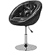 Best Choice Products Adjustable Tufted Round Swivel Accent Chair - Black