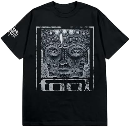 Tool Shaded Box Triple Face 2-Sided T-Shirt Black Small