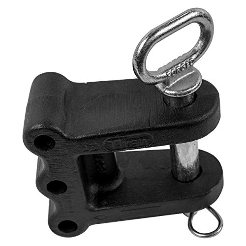 BulletProof Hitches 2Tang Clevis with 1" Pin for Towing with Drawbar